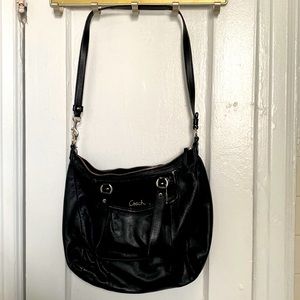 Black Coach Shoulder/Crossbody Bag